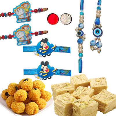 "Family Rakhis - code FH06 - Click here to View more details about this Product